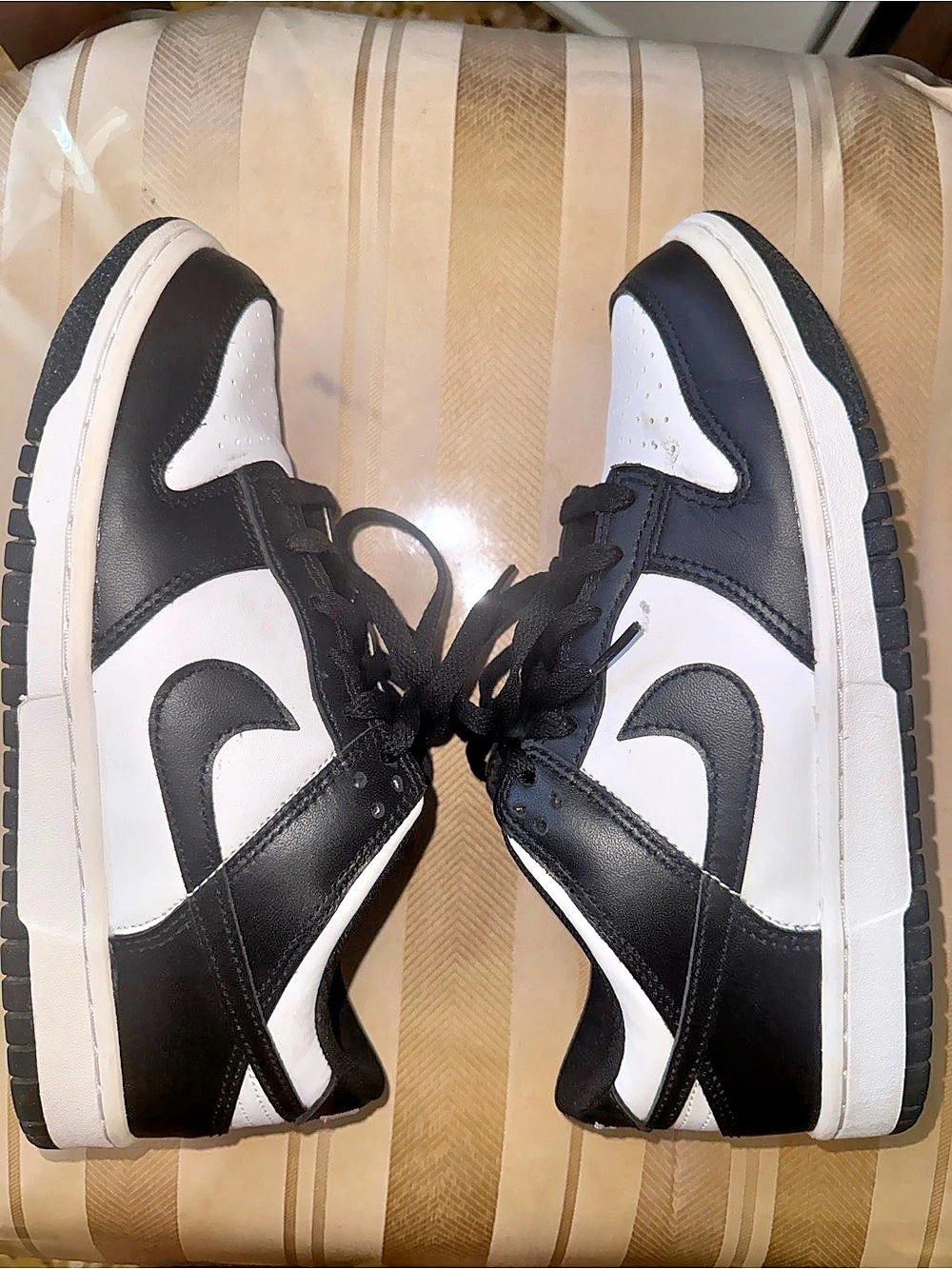 Nike Dunk Low Sneakers Black & White US 6Y